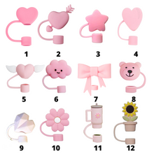 Load image into Gallery viewer, Straw Topper - Pink
