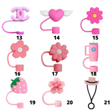 Load image into Gallery viewer, Straw Topper - Pink

